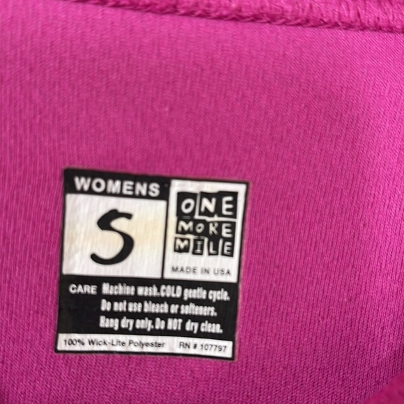 Will Run for a Cure Hot Pink Running Shirt Breast Cancer Awareness - Picture 3 of 3